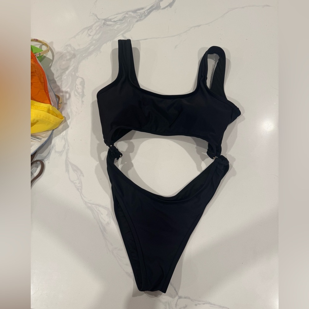 SHEIN Black Bikini Set